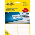 Produktbild: Avery Zweckform 3340 Haushaltsetiketten selbstklebend (62 x 19 mm, 396 Aufkleber auf 33 Bogen, Vielzweck-Etiketten für Haushalt, Schule und Büro zum Beschriften und Kennzeichnen) blanko, weiß