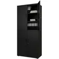 Produktbild: Juskys Metallschrank, Schwarz, Metall, 80x180x40 cm, Arbeitszimmer, Aktenschränke