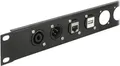 Produktbild: Delock D-Type Module 3,5 mm 3 pin stereo jack female to terminal block - Modulares Faceplate-Snap-In - an Schalttafel montierbar - Mini-Phone Stereo 3,5 mm - Schwarz (86732)