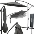 Produktbild: deluxe4home Sonnenschirm Ampelschirm mit Ständer Durchmesser 270cm Anthrazit
