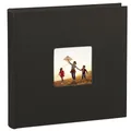 Produktbild: Fotoalbum Jumbo 30x30 cm Fotobuch mit 100 schwarzen Seiten Album für 400 Foto...