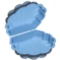 Produktbild: Sand-Wasser Wassermuschel 2-tlg Sandkasten Sandmuschel Planschbecken pastellblau