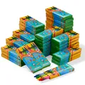Produktbild: 50 Boxen Wachsmalstiften 200 Stück 4 Farben - Gastgeschenke Mitbringsel Mitg...