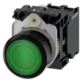 Produktbild: Siemens Illuminated pushbutton, 22mm, green (3SU1102-0AB40-1BA0)