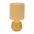 Produktbild: Luxus Tischlampe Amsterdam - Gelb - H28xØ15 - Armatur E14 - Keramik - Schlafzimmer - Wohnzimmer - Schreibtischlampe