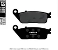 Produktbild: Bremsbeläge Galfer FD140G1054 Semi-Metall hinten, 9,8mm für Honda FJS Silver-Win