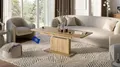 Produktbild: designimpex DC-1 Couchtisch ausziehbar höhenverstellbar 126/168cm in Eiche Wotan modern vielseitig Wohnzimmertisch Esstisch Beistelltisch Sofatisch platzsparend hochwertig Wohnzimmer Coffee Table