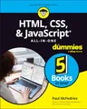 Produktbild: HTML, CSS, & JavaScript All-in-One For Dummies