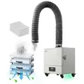 Produktbild: VEVOR Schwei_rauchabsauger, 459 m3/h Lötrauchabsorber mit 280-W-Motor, 4-stufigem Filter, 10-Gang- & Fernbedienungs-Rauchreiniger zum Löten, Gravie