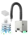 Produktbild: VEVOR Schweißrauchabsauger, 459 m³/h Lötrauchabsorber mit 280-W-Motor, 4-stufigem Filter, 10-Gang- & Fernbedienungs-Rauchreiniger zum Löten, Gravieren, Heimwerkerschweißen