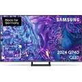 Produktbild: Samsung GQ75Q74DATXZG AI 77 Zoll Fernseher 4K QLED TV - Grau/Silber