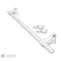 Produktbild: Buderus Universal Handtuchhalter Länge: 600 mm für Plattenheizkörper