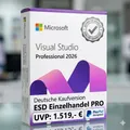 Produktbild: Microsoft Visual Studio 2026 Professional UVP :€1.519 Produktschlüssel | Deutsch