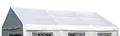 Produktbild: DEGAMO Ersatzdach Dachplane für Profi Partyzelt 4x6 Meter, PVC Weiss 480g/m², incl. Spanngummis