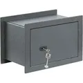 Produktbild: Burg Wachter - Burgwächter Wand Tresor mit Schlüssel - Einbautresor Pure Safe psw 120 k - Mini Tresor für Wandbefestigung, Stahl anthrazit