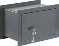 Produktbild: Burgwächter Wand Tresor mit Schlüssel - Einbautresor Pure Safe PSW 120 K - Mini Tresor für Wandbefestigung, Stahl anthrazit
