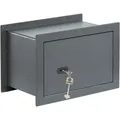 Produktbild: Burgwächter Wand Tresor mit Schlüssel, Einbautresor PSW120K, Stahl anthrazit