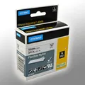 Produktbild: Dymo Label Band IND 18489 (S0718120) schwarz auf weiß 19mm x 3,5m Nylon flexibel