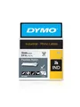 Produktbild: DYMO Rhino Industrie Nylonetiketten | flexibel | 19 mm x 3,5 m | schwarze Schrift auf weißem Untergrund 18489