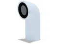 Produktbild: Belvit WC Anschluss Abflussrohr DN 110 Bogen 90°