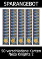 Produktbild: Unbekannt Lego Nexo Knights 2 - Trading Cards - 50 Verschiedene - Deutsch