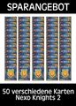 Produktbild: LEGO® Sammelkarte LEGO Nexo Knights 2 - Trading Cards - 50 verschiedene - Deutsch