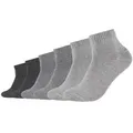 Produktbild: s.Oliver Kurzsocken s.Oliver Herren Damen Quarter Socken Sportsocken 6erPack grau 39-42