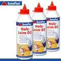 Produktbild: Baufan 3 x 500 g Holz-Leim 3D Wasserfest Lösemittelfrei innen & außen