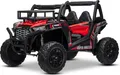 Produktbild: Beneo Motors Elektroauto für kinder 24V UTV, rot, kinder elektroauto 2 sitzer mit 2,4 GHz Ferbedienung, 2 x 200 W Motor, Lithium-Akku, Eva-Räder, gepolsterter Sitz, USB, SD-Karte, elektrofahrzeug kinder ab 3-8 jahre