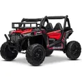 Produktbild: Beneo Motors Elektroauto für kinder 24V UTV, rot, kinder elektroauto 2 sitzer mit 2,4 GHz Ferbedienung, 2 x 200 W Motor, Lithium-Akku, Eva-Räder,... - Rot