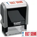 Produktbild: Trodat Stempel Office-Printy, 4912, Textstempel, mit Motiv und Text: Eilt sehr