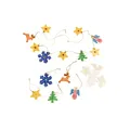 Produktbild: EDUPLAY 370122 Weihnachtsdeko aus Holz 50er Set