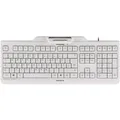 Produktbild: CHERRY KC 1000 SC USB Tastatur Deutsch, QWERTZ Weiß, Grau Chipkarten-Leser