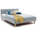 Produktbild: meise.möbel Polsterbett Lena 120 x 200 cm Stoff Blau Eisblau