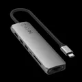 Produktbild: Satechi USB-C 7-in-1 Slim Multiport Adapter with Ethernet Grey