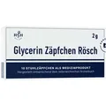 Produktbild: Glycerin Zäpfchen Rösch 2 g gegen Verstopfung 10 St