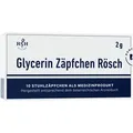 Produktbild: Glycerin Zäpfchen Rösch 2 g 10 St