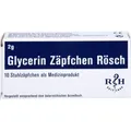 Produktbild: GLYCERIN ZÄPFCHEN Rösch 2 g gegen Verstopfung 10 St PZN13889328