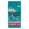 Produktbild: PURINA ONE Sterilcat reich an Rind und Weizen, 4 x 3kg