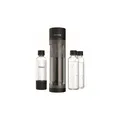 Produktbild: SODAPOP Wassersprudler Logan matt schwarz, 1x 850ml + 1x 600ml Glas + 1x 850ml PET, OHNE CO² Zylinder