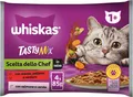 Produktbild: Whiskas Tasty Mix Nassfutter Katzen Adult Auswahl Sauce Beutel 13x4x85g