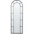 Produktbild: Beliani - Wandspiegel Schwarz Metall 60 X 170 Cm Wand-dekorspiegel Vantage-stil Hängende Dekoration