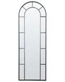 Produktbild: Beliani Wanddekoration Großspiegel Glamour Stil Hängedekoration schwarz 60 x 170 cm Crosses