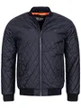 Produktbild: Indicode Herren Novak Bomberjacke mit Stehkragen | Steppjacke Übergangsjacke für Männer Black, XXL