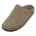 Produktbild: HAFLINGER Flair Soft Filzpantoffeln aus Wollfilz Hausschuh Torf, Gr. 45