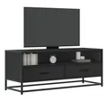 Produktbild: vidaXL Schrankmodule TV-Schrank Schwarz 100x34,5x40 cm Holzwerkstoff und Metall