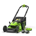 Produktbild: 48V (2x24V) Akku Rasenmäher SP 46cm Greenworks MO48L424-01+2 x 4Ah Akku