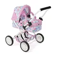 Produktbild: Bayer Chic 2000 - Puppenwagen Smarty, Kleiner Puppenwagen für Kinder ab 2 Jahren, Flowers, rosa, 555-53
