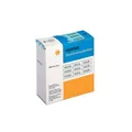 Produktbild: HERMA 4803 Nummernetiketten Zahlen 0-999, dreifach, 3000 Stück, 22 x 10 mm, selbstklebend, matt, 3fach fortlaufende Papier Zahlenetiketten Anlagenummern in Spenderbox, blau
