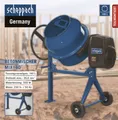 Produktbild: Scheppach Betonmischer Mix 140 L Mörtelmischer Zementmischer Betonmischmaschine